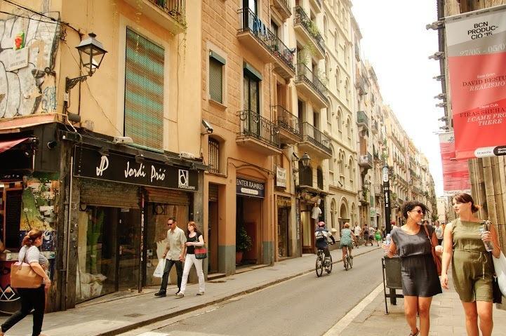 Center-Ramblas Pension Barcelona Buitenkant foto